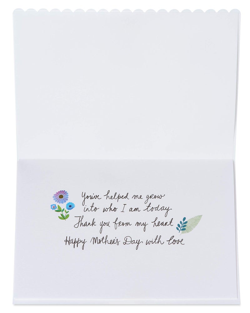 Papyrus Mothers Day Card For Mom (Helped Me Grow) - Image 2